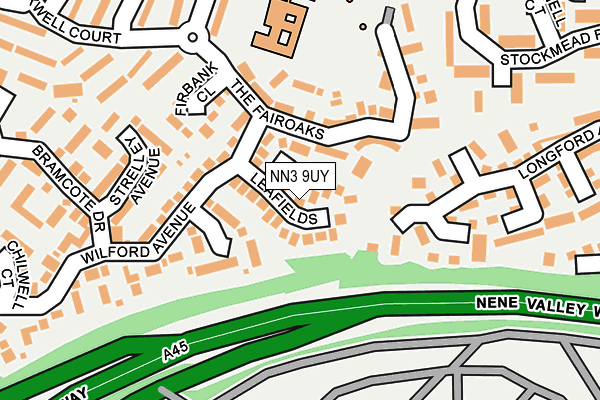 NN3 9UY map - OS OpenMap – Local (Ordnance Survey)