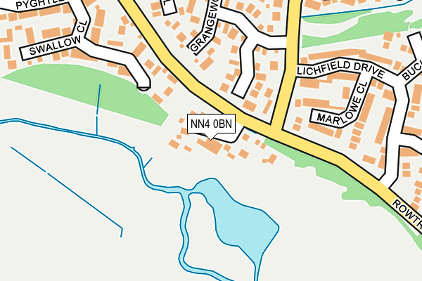 NN4 0BN map - OS OpenMap – Local (Ordnance Survey)