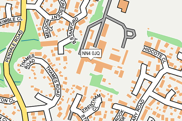 NN4 0JQ map - OS OpenMap – Local (Ordnance Survey)