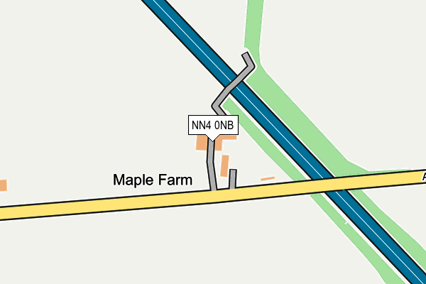 NN4 0NB map - OS OpenMap – Local (Ordnance Survey)