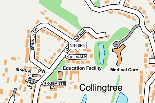 NN4 0NH map - OS OpenMap – Local (Ordnance Survey)