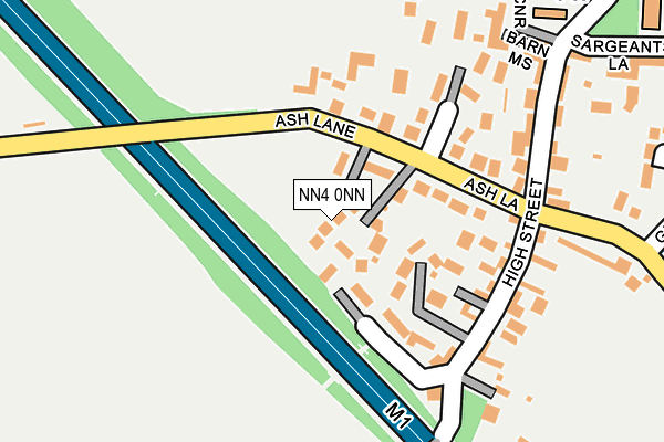 NN4 0NN map - OS OpenMap – Local (Ordnance Survey)