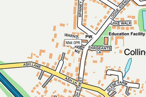 NN4 0PR map - OS OpenMap – Local (Ordnance Survey)
