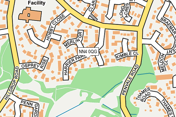 NN4 0QG map - OS OpenMap – Local (Ordnance Survey)