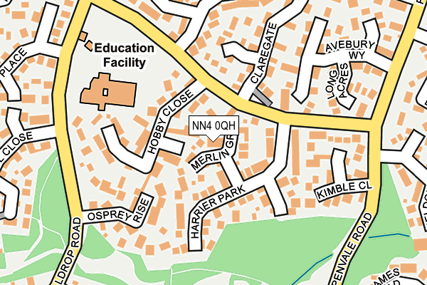 NN4 0QH map - OS OpenMap – Local (Ordnance Survey)