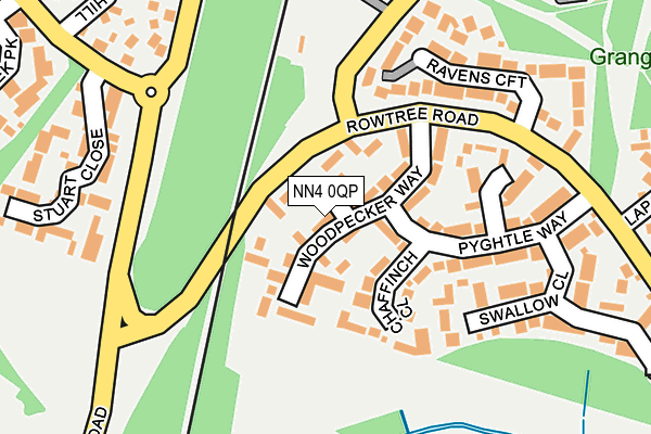 NN4 0QP map - OS OpenMap – Local (Ordnance Survey)