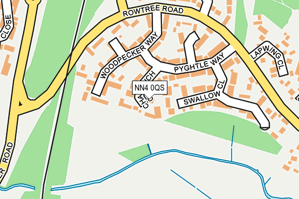 NN4 0QS map - OS OpenMap – Local (Ordnance Survey)