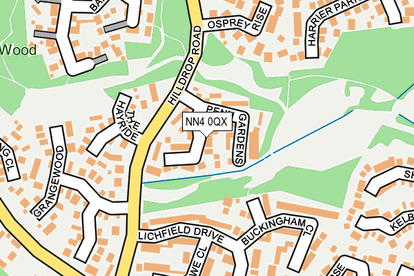 NN4 0QX map - OS OpenMap – Local (Ordnance Survey)