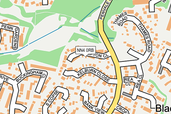 NN4 0RB map - OS OpenMap – Local (Ordnance Survey)