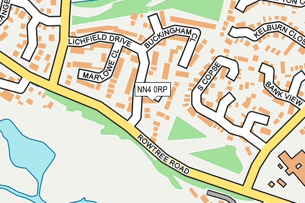NN4 0RP map - OS OpenMap – Local (Ordnance Survey)