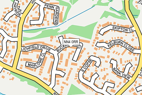 NN4 0RR map - OS OpenMap – Local (Ordnance Survey)