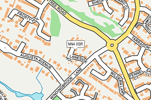 NN4 0SR map - OS OpenMap – Local (Ordnance Survey)