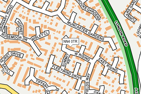 NN4 0TR map - OS OpenMap – Local (Ordnance Survey)