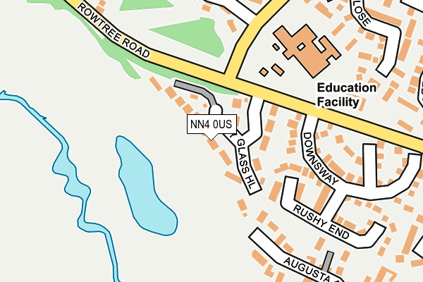 NN4 0US map - OS OpenMap – Local (Ordnance Survey)