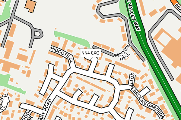 NN4 0XG map - OS OpenMap – Local (Ordnance Survey)