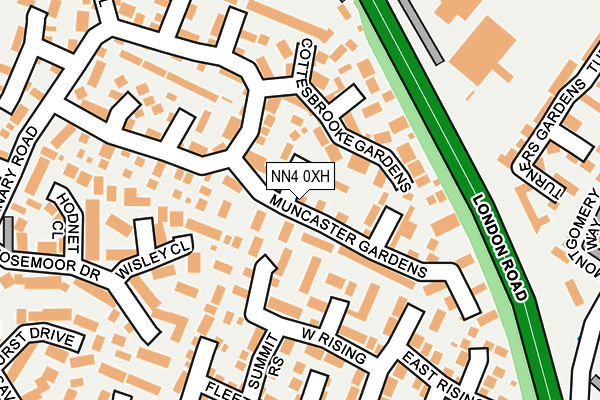 NN4 0XH map - OS OpenMap – Local (Ordnance Survey)