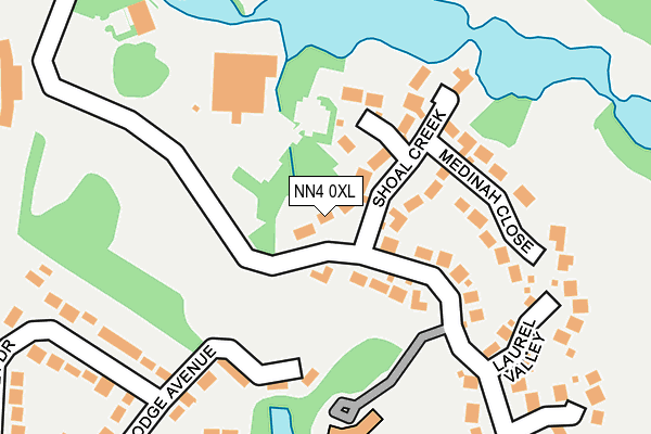 NN4 0XL map - OS OpenMap – Local (Ordnance Survey)