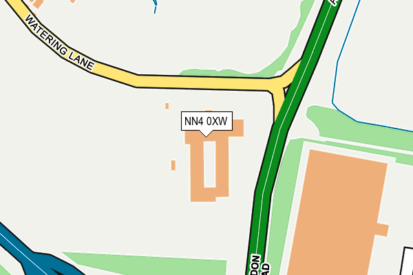 NN4 0XW map - OS OpenMap – Local (Ordnance Survey)