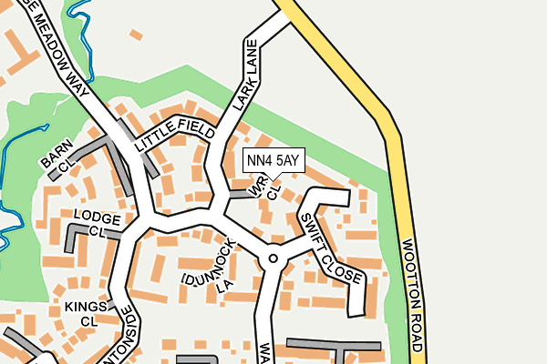 NN4 5AY map - OS OpenMap – Local (Ordnance Survey)