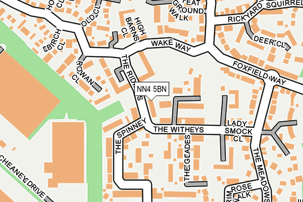 NN4 5BN map - OS OpenMap – Local (Ordnance Survey)