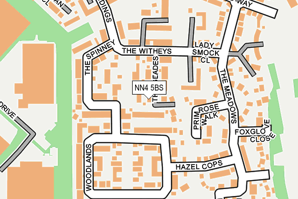 NN4 5BS map - OS OpenMap – Local (Ordnance Survey)