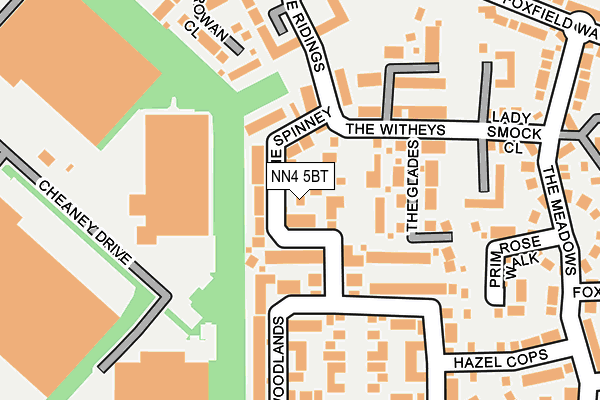 NN4 5BT map - OS OpenMap – Local (Ordnance Survey)