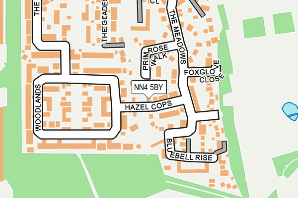 NN4 5BY map - OS OpenMap – Local (Ordnance Survey)