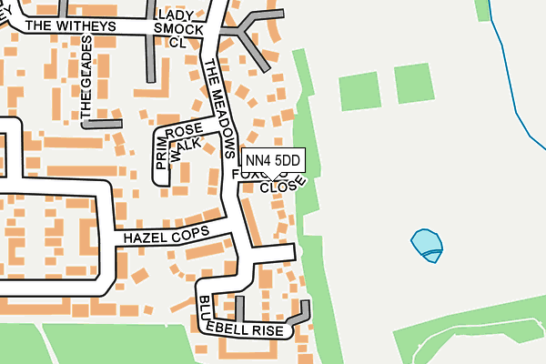 NN4 5DD map - OS OpenMap – Local (Ordnance Survey)