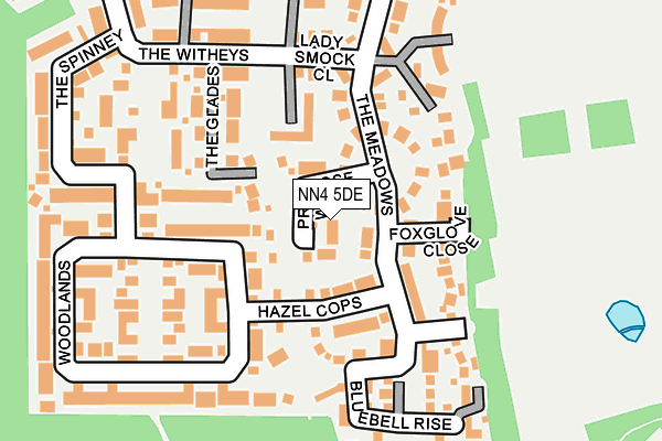NN4 5DE map - OS OpenMap – Local (Ordnance Survey)