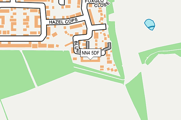 NN4 5DF map - OS OpenMap – Local (Ordnance Survey)