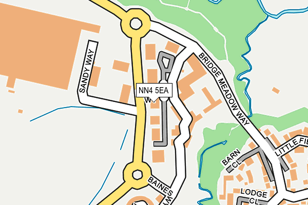 NN4 5EA map - OS OpenMap – Local (Ordnance Survey)