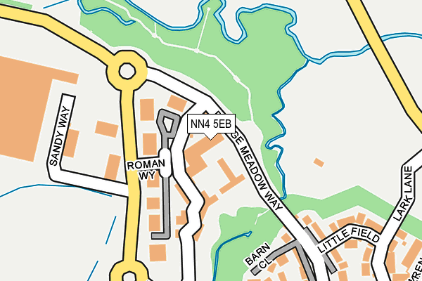 NN4 5EB map - OS OpenMap – Local (Ordnance Survey)