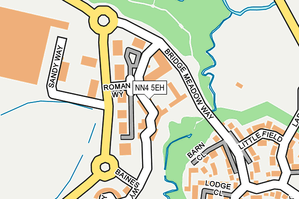 NN4 5EH map - OS OpenMap – Local (Ordnance Survey)