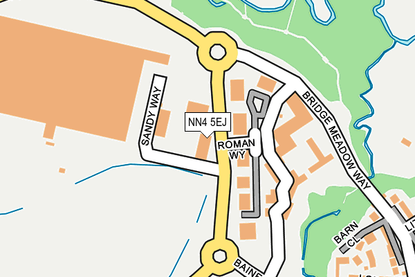 NN4 5EJ map - OS OpenMap – Local (Ordnance Survey)