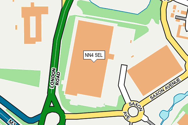 NN4 5EL map - OS OpenMap – Local (Ordnance Survey)