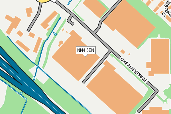 NN4 5EN map - OS OpenMap – Local (Ordnance Survey)