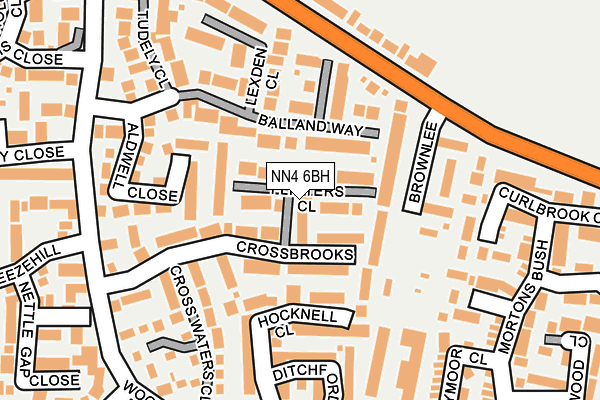 NN4 6BH map - OS OpenMap – Local (Ordnance Survey)