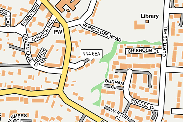 NN4 6EA map - OS OpenMap – Local (Ordnance Survey)