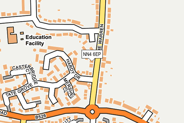 NN4 6EP map - OS OpenMap – Local (Ordnance Survey)