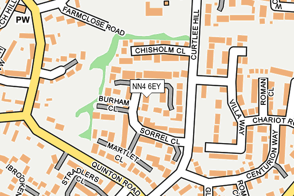 NN4 6EY map - OS OpenMap – Local (Ordnance Survey)