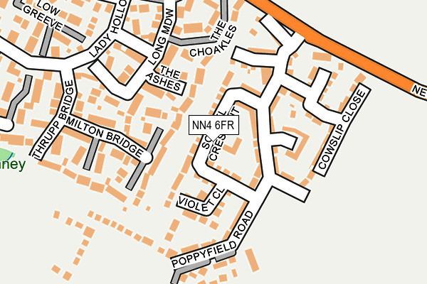 NN4 6FR map - OS OpenMap – Local (Ordnance Survey)