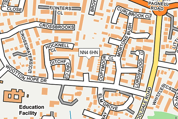 NN4 6HN map - OS OpenMap – Local (Ordnance Survey)