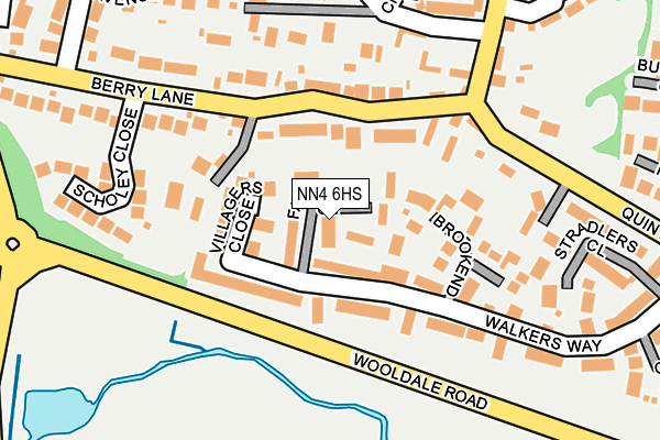 NN4 6HS map - OS OpenMap – Local (Ordnance Survey)