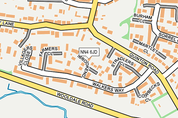 NN4 6JD map - OS OpenMap – Local (Ordnance Survey)