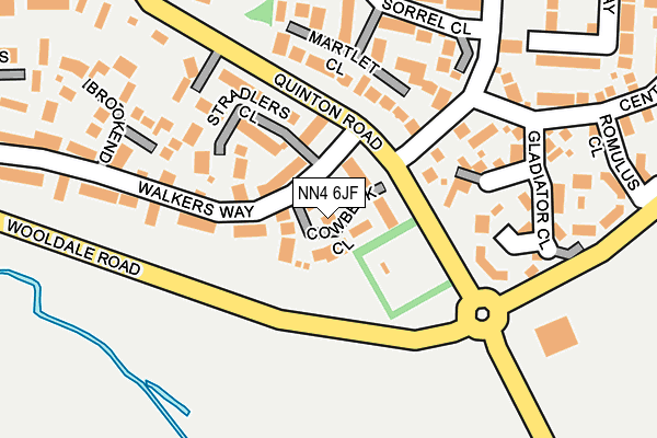 NN4 6JF map - OS OpenMap – Local (Ordnance Survey)