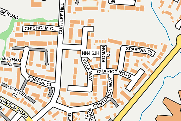 NN4 6JH map - OS OpenMap – Local (Ordnance Survey)