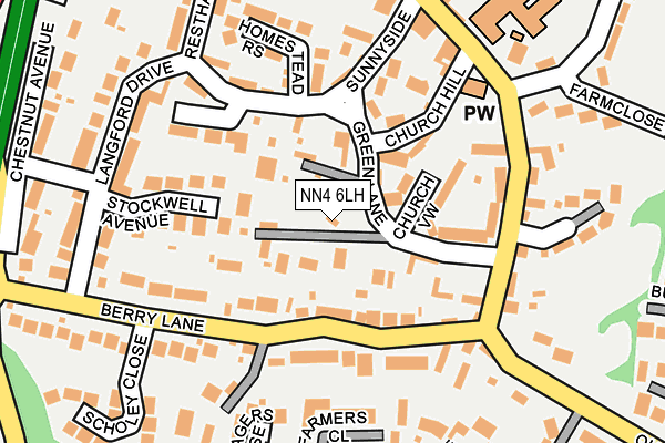 NN4 6LH map - OS OpenMap – Local (Ordnance Survey)
