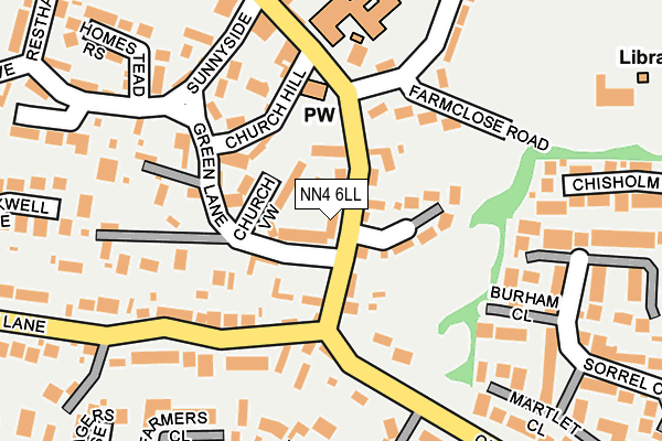 NN4 6LL map - OS OpenMap – Local (Ordnance Survey)
