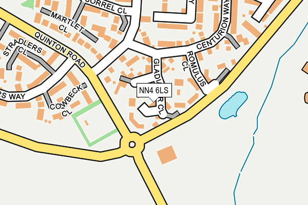 NN4 6LS map - OS OpenMap – Local (Ordnance Survey)