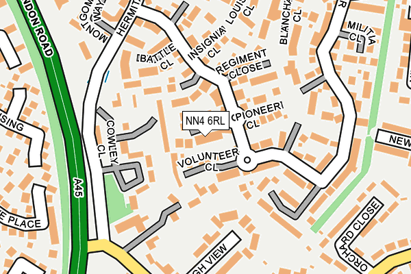 NN4 6RL map - OS OpenMap – Local (Ordnance Survey)